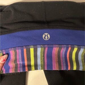 lululemon athletica Kids Colorful Striped Leggings